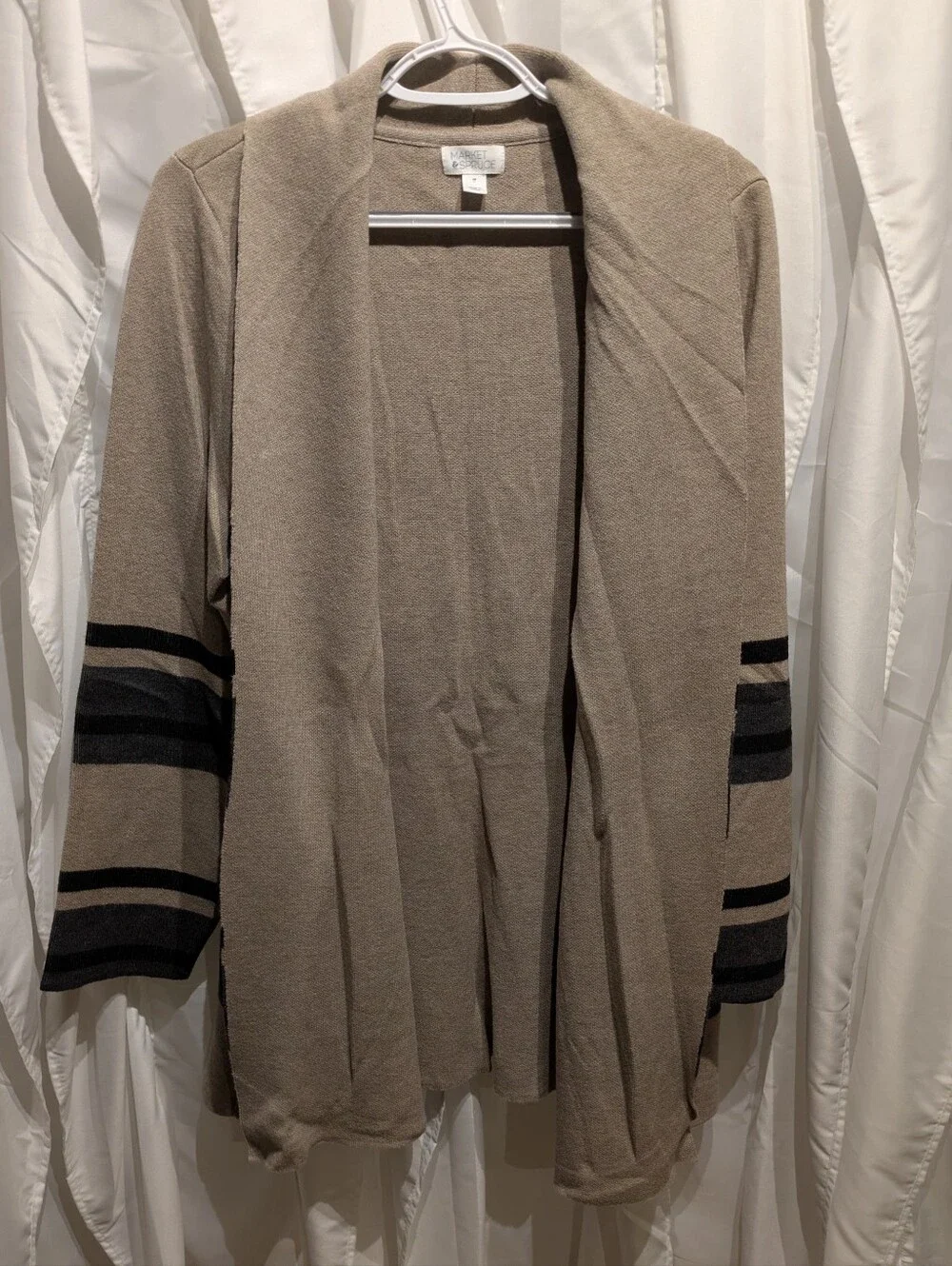 17 ✨ Market & Spruce Striped Open Front Cardigan Sweater ✨